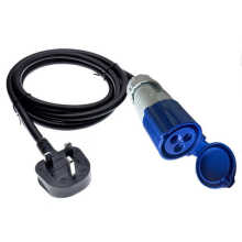 高品英规电源线 耐温阻燃 安全认证齐全英规三孔电源线 适配英式