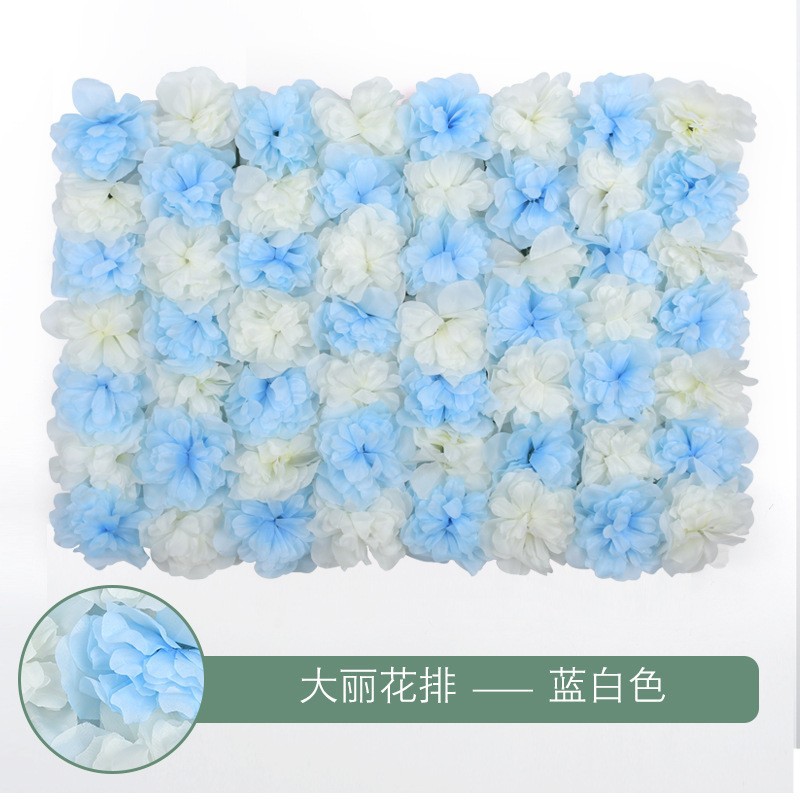 Muro de Flores de Hortensia para Decoración de Bodas, Arreglo Floral, Fondo de Pantalla, Alfombra de Pared, Arreglo Floral Artificial, Muro de Flores Famoso en Internet, Decoración de Bodas al por Mayor