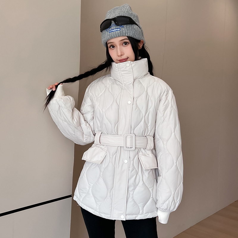 ウエストスタンドカラーダウン綿服婦人服 2025 新しい冬韓国綿ジャケット防寒服外国貿易ジャケットトレンディ|undefined