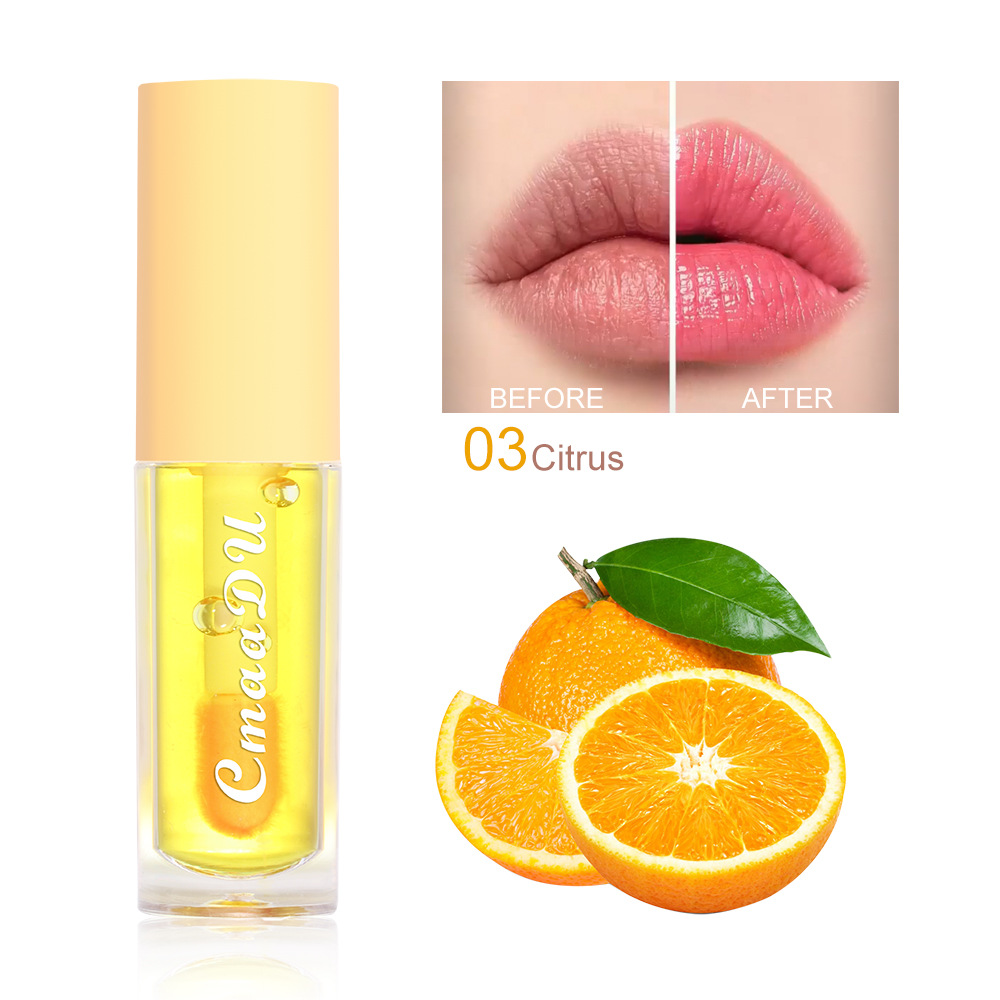 Mode 6-farbe Obst Geschmack Farbwechsel Lip Lack display picture 10