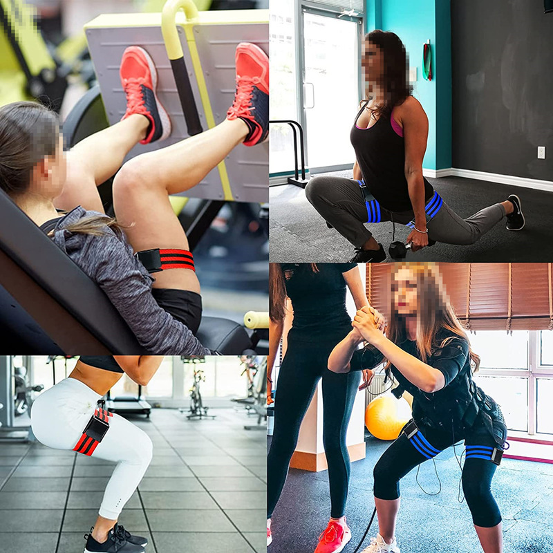 New product blood flow restriction band weightlifting fitness training arm thigh muscle building exercise gluteus muscle elastic band restriction band