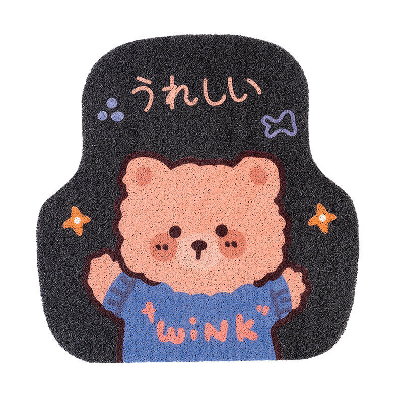 실크 링-블루 베어 백 패드 1