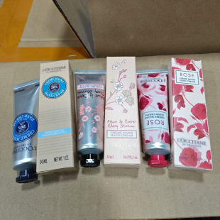 Cross-Border French Hand Cream Single Individually Packaged Souvenir Hand Cream Shea Butter Rose Cherry Blossom Moisturizing 30ml