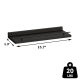3 piece set country style farmhouse wooden bathroom bedroom wall shelf Wall floating shelf bathroom floating shelf