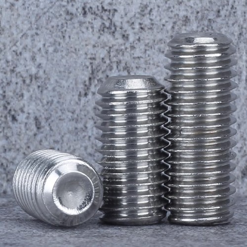 304 stainless steel machine screw concave end set screw headless stop screw inner hexagonal top screw M2/M3/M4