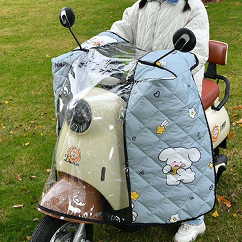 電気自動車の防風は冬に綿を入れて全包のバッテリーバイクの防風カバーを厚くして保温して防寒します。|undefined