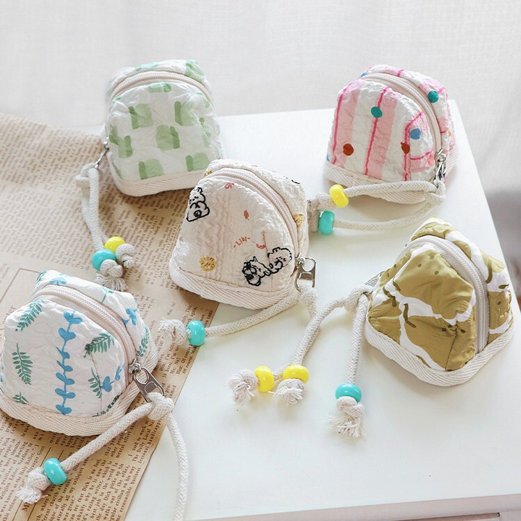 Mini Cute Headset Protective Case Apple Headset Storage Bag Portable Flip Soft Case Bluetooth Headset Bag