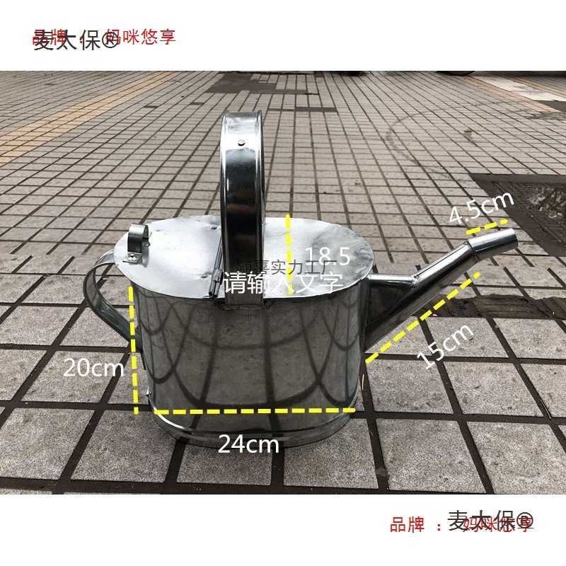 纯手工制作  白铁皮加油桶长嘴油壶备用装油桶带盖麦太保