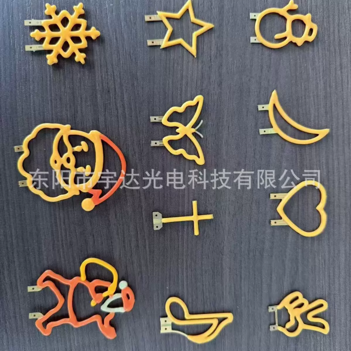 圣诞老人灯丝灯3v圣诞节装饰造型节日氛围 LED字母灯丝灯