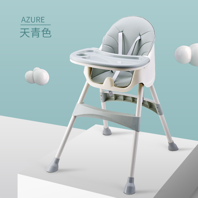 Baby chair for meals, multi-functional foldable baby chair, household portable infant dining table and seat, children's dining table