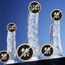 批发假阳具女性gay鸡吧阴茎自慰器女用同水晶棒男用透明玩具