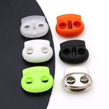 塑料弹簧扣扣子猪鼻扣松紧调节扣卫衣裤脚收紧卡扣吊钟纽扣止绳扣