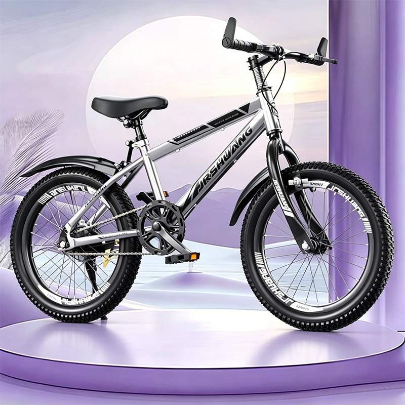 Bicicleta de montaña adolescente de velocidad única varón de velocidad de viaje ligero para mujeres 8 - 16 años de seguridad image 20