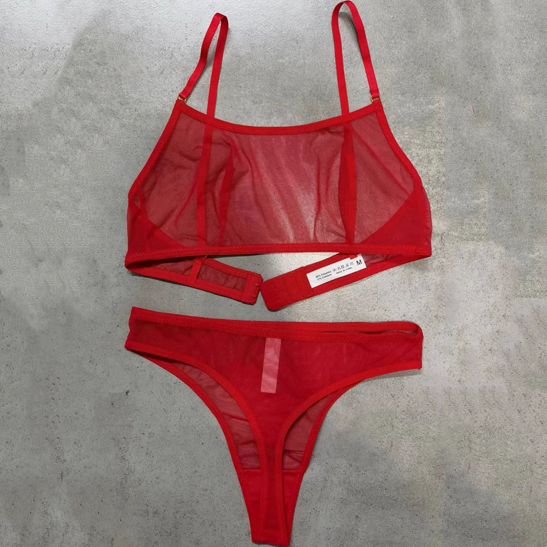 (Cross-border trading), tube top, bra, sexy lace trousers, underwear, set, simple and elegant design