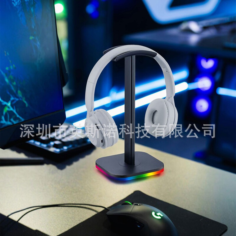 取り外し可能なクロスボーダーヘッドセットスタンドインターネットカフェサウンドピックアップデスクトップコンピュータ金属ディスプレイスタンド耳掛けエキスパート|undefined