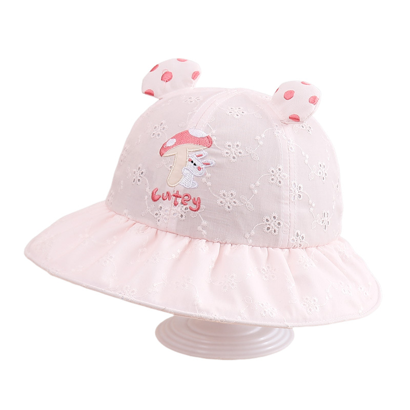 Sombrero para bebés primavera y otoño pequeño mes de edad pescador primavera y verano protección solar para mujeres y hombres bebés lindos sombreros para bebés pequeños