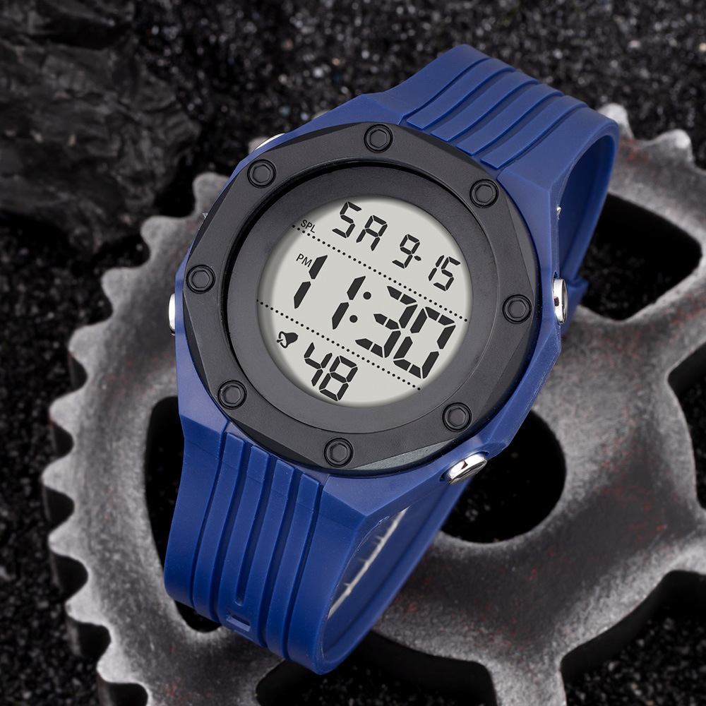 Moda juvenil nocturna cronometraje deportivo reloj electrónico estudiantes alarma multifuncional al aire libre reloj electrónico mayorista