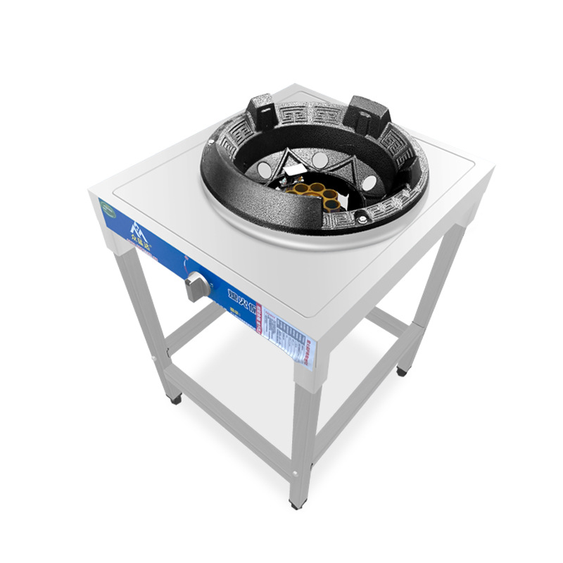 Protección contra incendios estufas de gas licuado comercial gas natural acero inoxidable estufas de cocina de doble boca restaurante estufas de doble boca