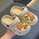 Children's Cave Slippers Summer Cute Boys and Girls Bathroom Bath Non-slip Outer Wear Children's Baotou Parent-child Sandals