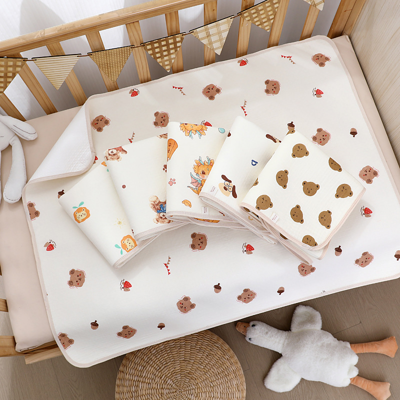 Children's waterproof breathable cotton sheet