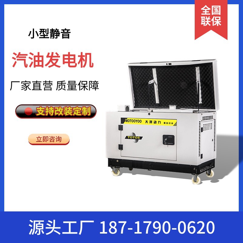 投标  大泽动力 6KW静音箱式汽油发电机 TOTO6-Z 小型便携式 家用