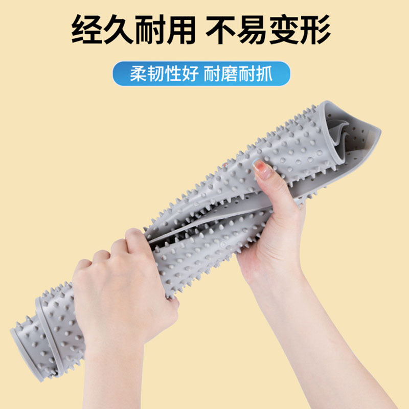 Pet supplies cat litter accident prevention anti-leak mat, pet feeding mat soft silicone easy to clean cat litter mat wholesale