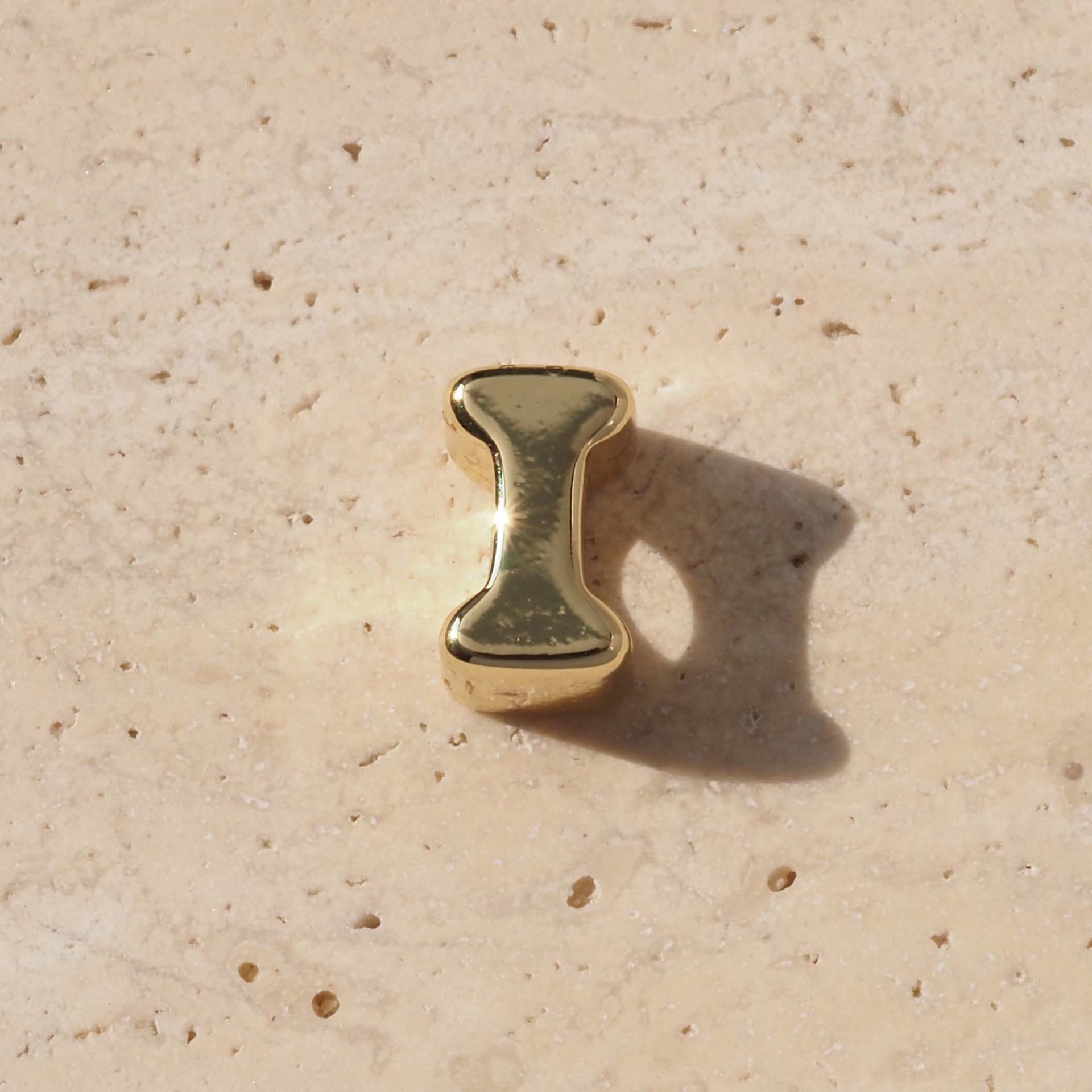Gold Plated Initial Letter Pendant Necklace Simple Diy Jewelry_voghion.com