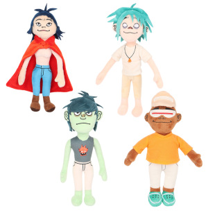 �F؛�羳��ƷGorillaz Noodle Plush���^����ë�q���п�ͨ��ż