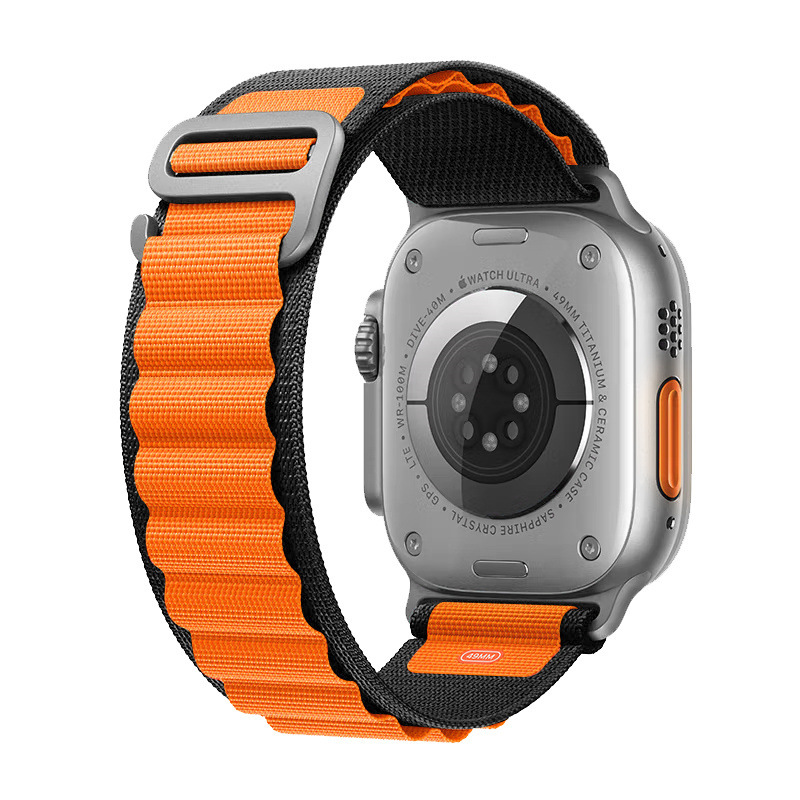 Correa de Apple aplicable Correa de iwatch tejida de anillo de montaña Correa de reloj Apple s10ultra 46