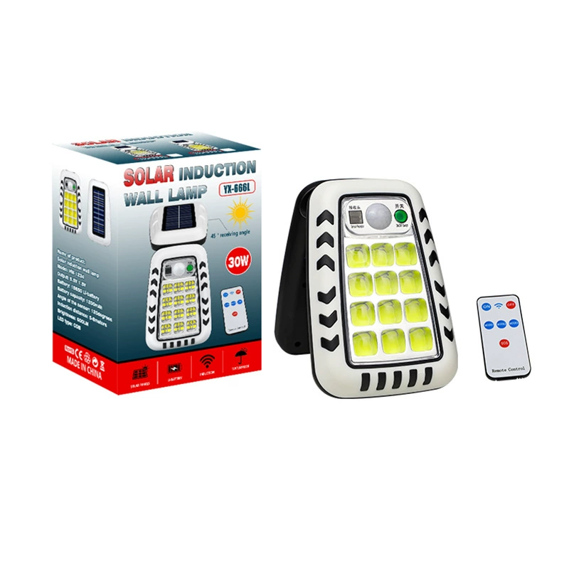 Travel sconce solar-powered, wall spotlight for gazebo, remote control