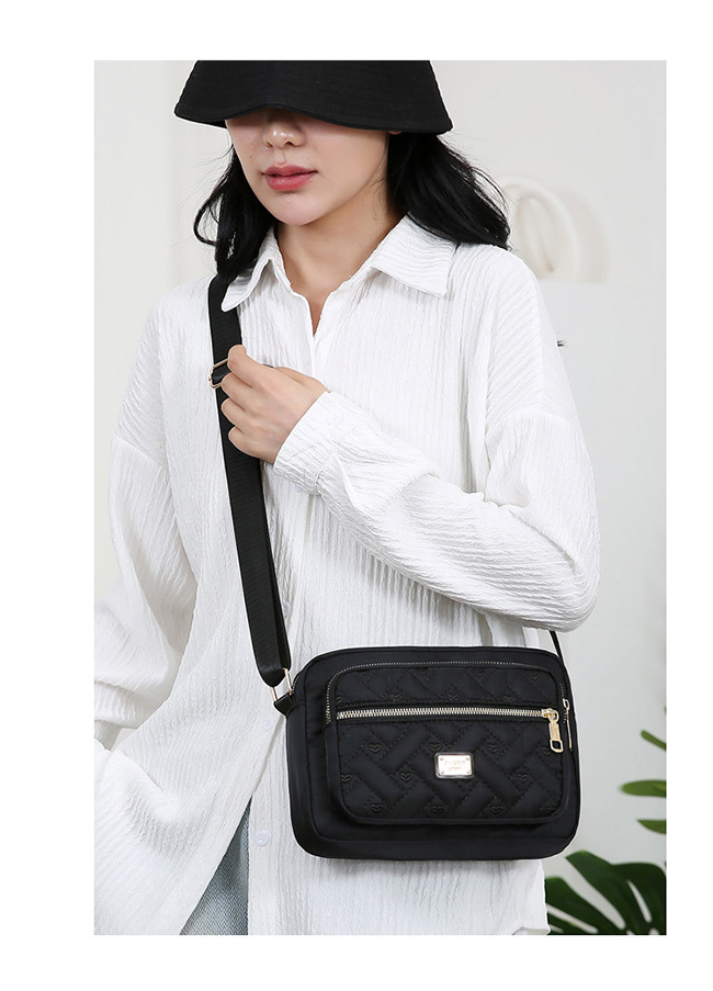 Neue Stil-Crossbody-Tasche zum Ausgehen, große Tasche für Einzelhandelstische, leichte Luxus-Kleinquadrat-Tasche, französische Kleinreisetasche, modische Oxford-Stoff-wasserdichte Geldbörse