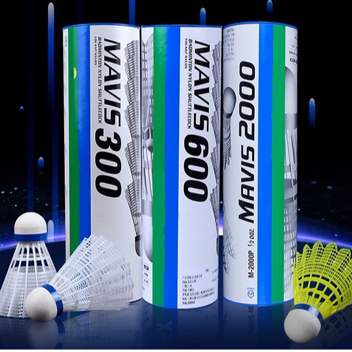 Plastic Nylon Badminton Shuttlecocks, Pack of 6, Outdoor Windproof, Durable for Outdoor Use, M350 M300 M600 M2000 Training Comparison