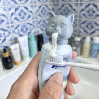 Bulk Goods Are Ready for Shipment: Cat-Shaped Toothpaste Dispenser, 3D Printed Home Decor Items, in Stock and Ready to Ship