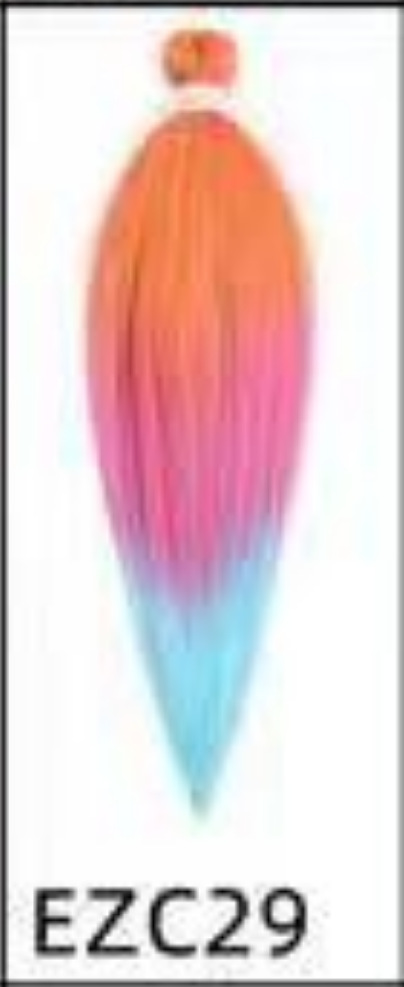 EZ color pelucas grandes trenzas pre estiradas crochet trenzas pre estiradas africanas trenzas sucias