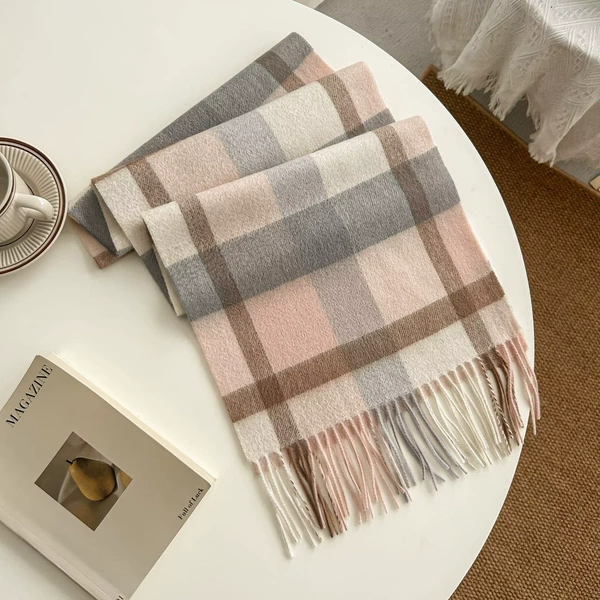 Pink and gray