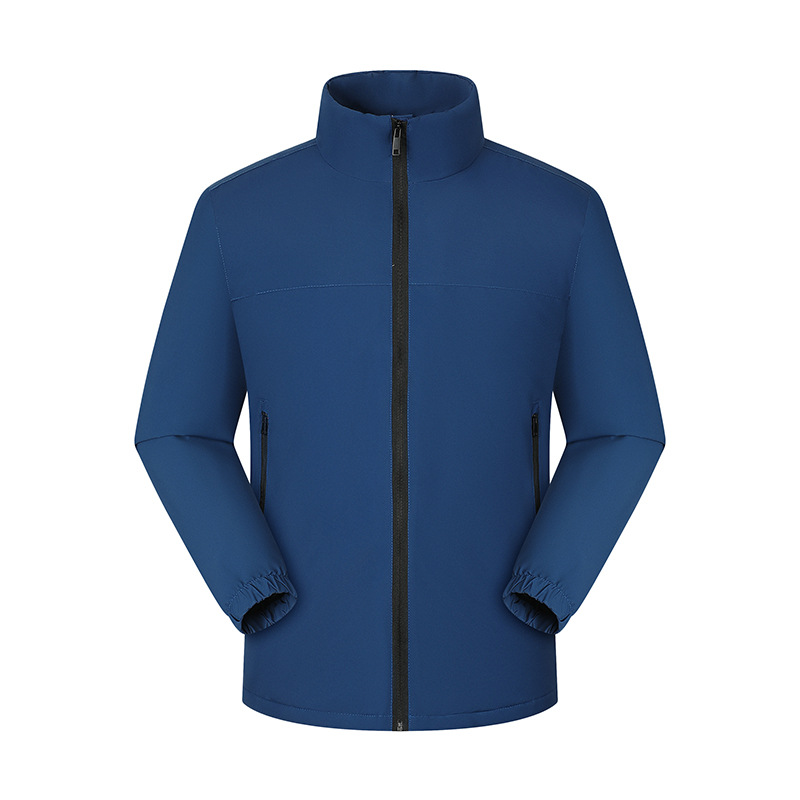 Área de asalto ligera de cuello vertical personalizada LOGO ropa de invierno ropa de trabajo ropa de impresión de publicidad al aire libre