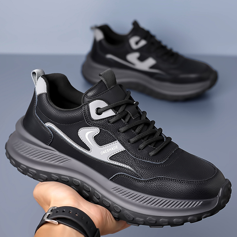 Primavera nuevos zapatos de papá para hombres zapatos deportivos transpirables de suela gruesa para hombres zapatos de moda zapatos casuales de todo fósforo zapatos para hombres al por mayor