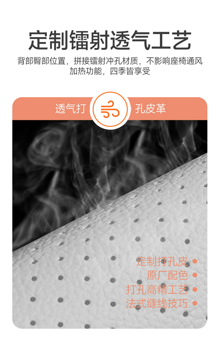 2025 New Model Special Car Roewe M7Dmh Nappa Leather Car Seat Cushion Fully Surrounded Perforated Special Seat Cover