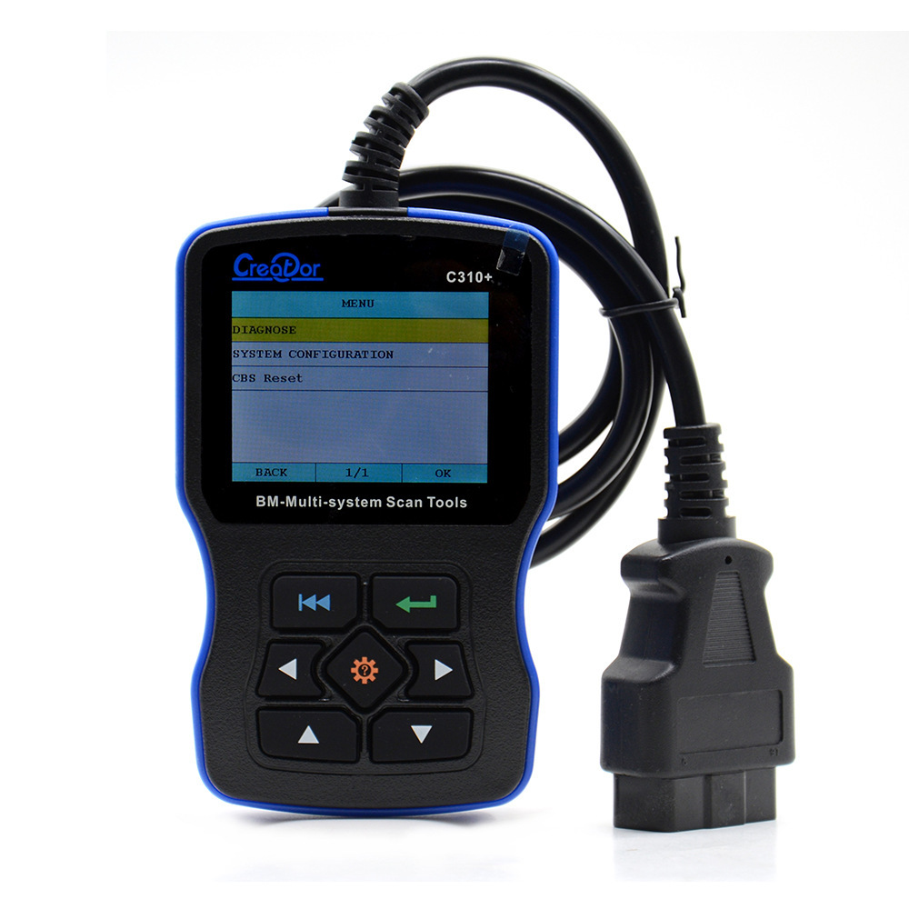 Creator C310 Code Scanner Obd2 Car Fault Diagnosis Instrument Engine Testing Multi-Language