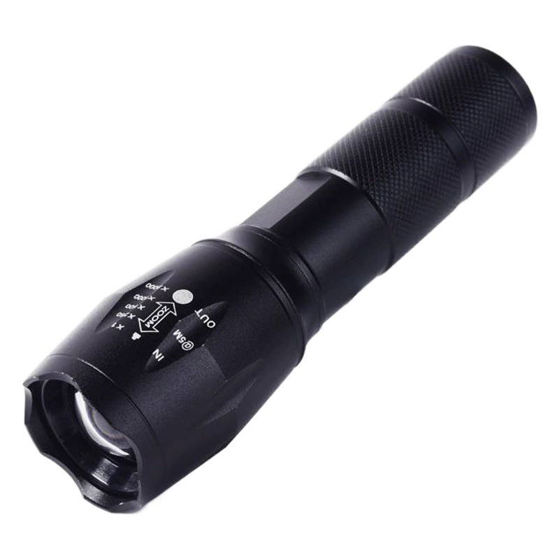 Алюминиевый сплав сильный свет Amazon A100 телескопическая фокусировка Открытый Ручной T6 подарок сильный свет фонарик