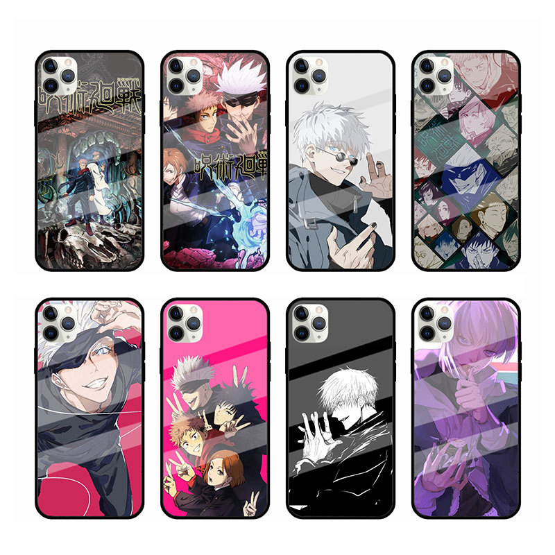 適用咒術回戰蘋果12promax手機殼iphone11pro保護套XS新7plus潮款