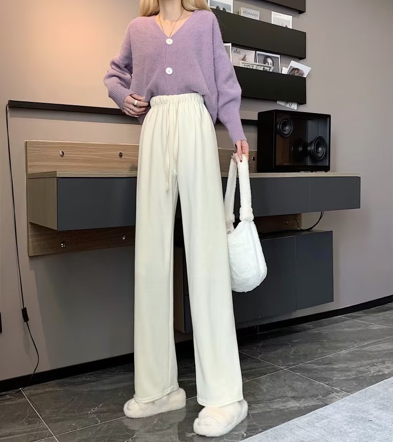 2025 nuevo estilo de moda casual pantalones de mujer de otoño japonés pantalones relajados pantalones casuales rectos