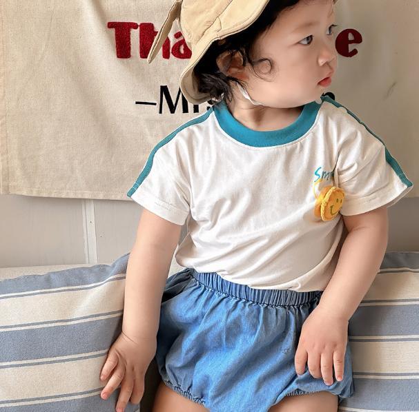 [Liquidación de verano para bebés y niños] mono de bebé verano nuevo traje de bebé ligero y transpirable