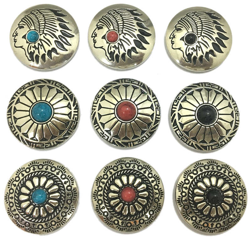 工場卸売 バッグ財布バックル 花柄バックル 菊の花 太陽の花 人頭財布 DIY手作り革製品装飾バックル