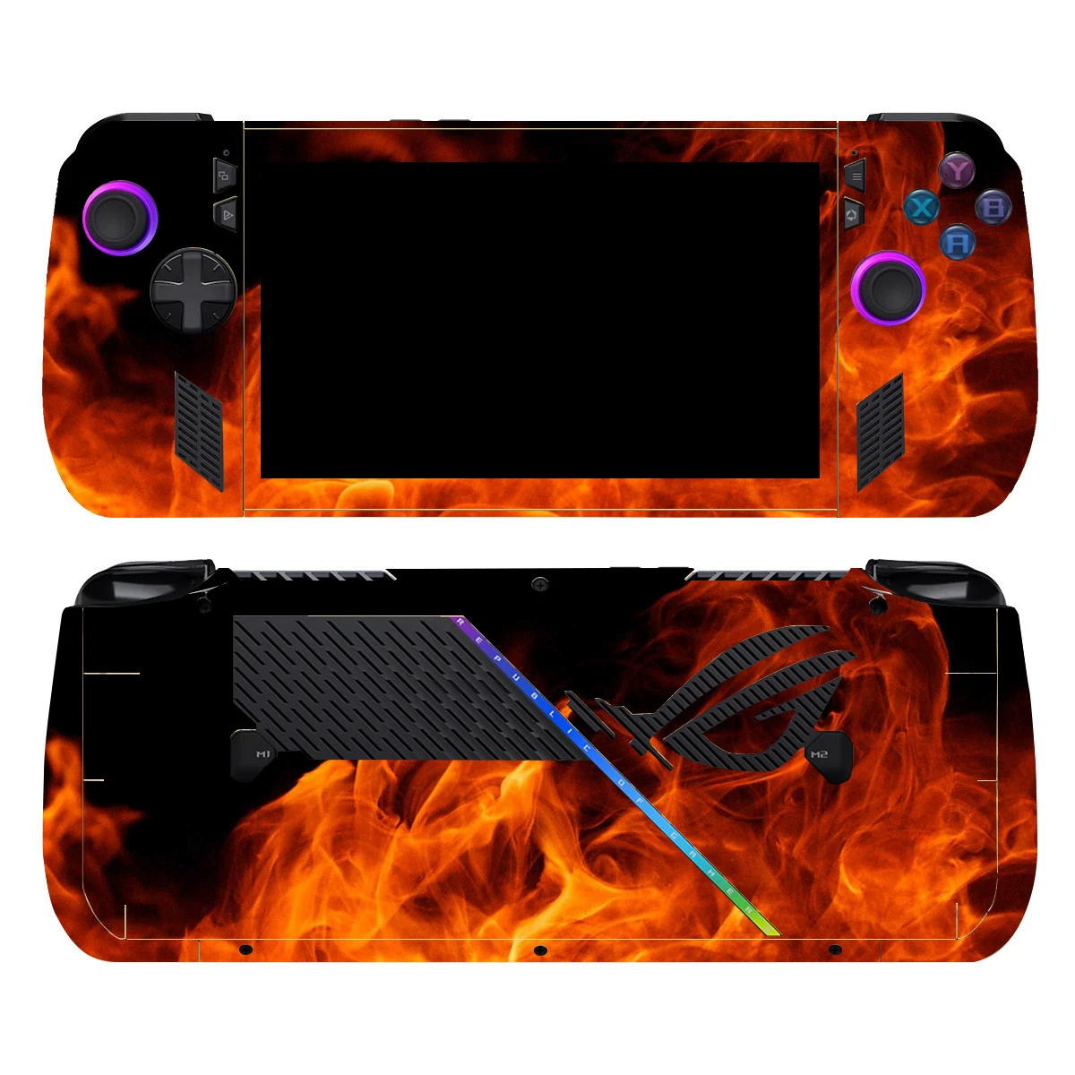 Защитная наклейка-оболочка для игровой консоли Asus ROG ALLY X, цветная пленка-скин для портативного устройства
