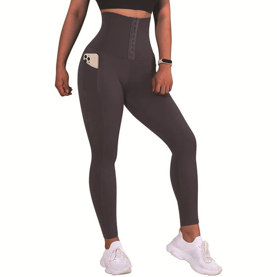 New High Waist Elastic Abdominal Body Sports Running Fitness Leisure Yoga Pants Leggings Cropped Pants XY887