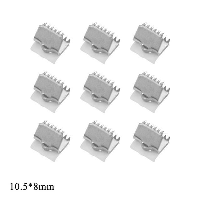 Acero inoxidable rizado grano hebilla punta hebilla acero titanio DIY joyería pulsera clip collar pulsera conector accesorios al por mayor