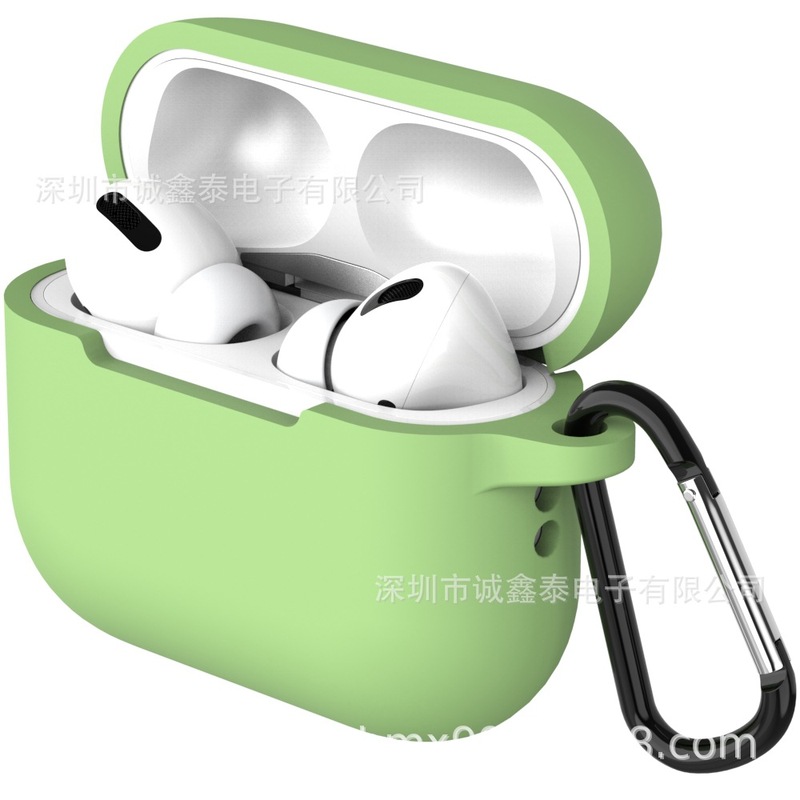 适用苹果airpods pro3保护套无线蓝牙耳机防摔防滑硅胶耳机保护套|undefined