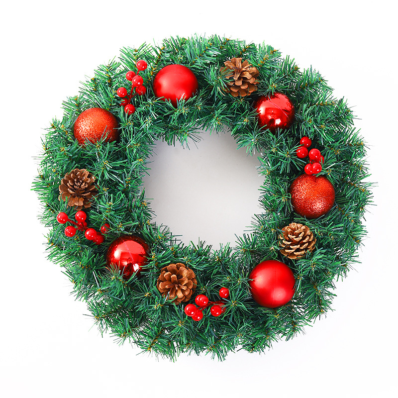 Amazon popular guirnalda de Navidad ratán 40/50/60cm decoración de Navidad Garland decoración escena diseño