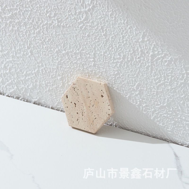 트래버틴 육각형 10*10cm